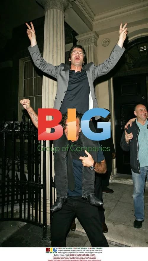 Noel Gallagher at U2 afterparty in London
