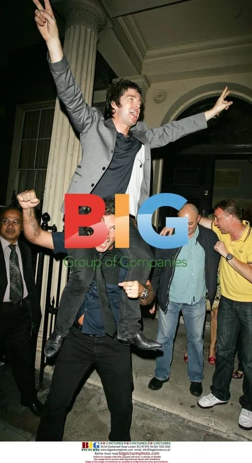 Noel Gallagher at U2 afterparty