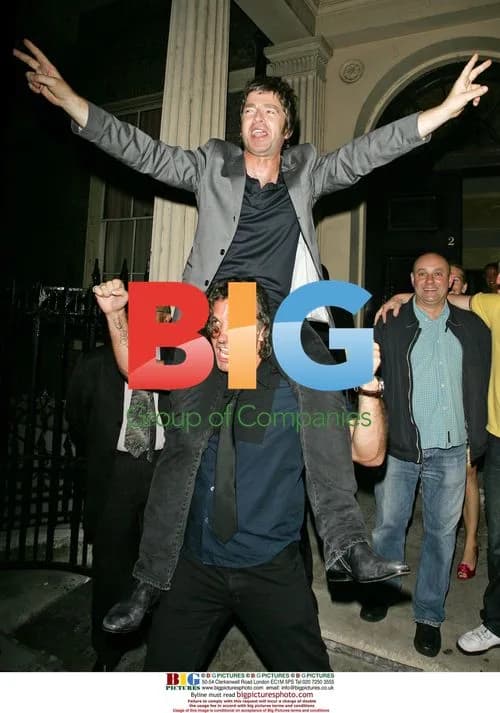 Noel Gallagher at U2 afterparty