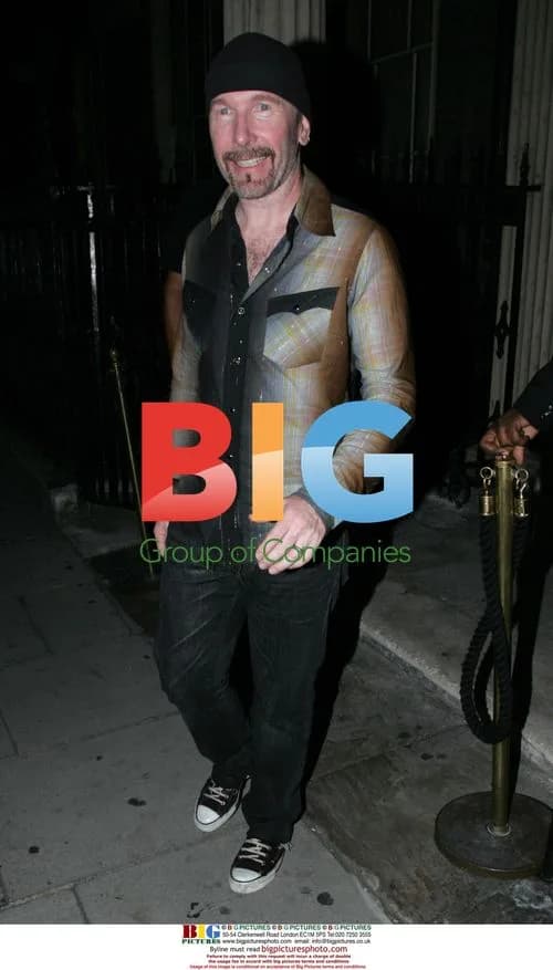 The Edge at U2 Afterparty in London