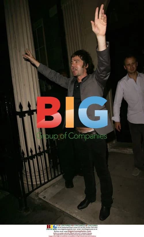 Noel Gallagher at U2 afterparty in London