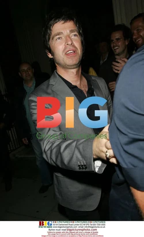 Noel Gallagher at U2 afterparty in London
