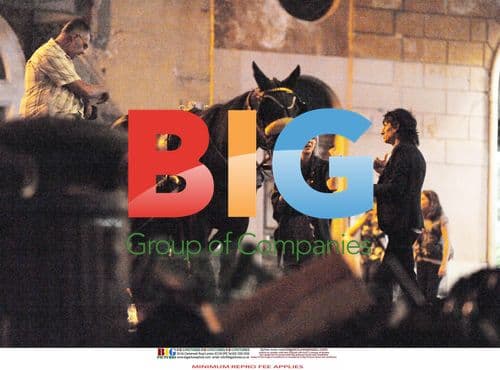 Ronnie Wood and Ekaterina Ivanova on carriage ride in Rome