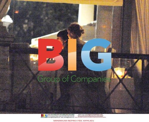 Ronnie Wood and Ekaterina Ivanova Dinner in Rome