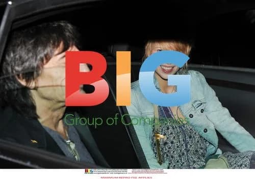 Ronnie Wood and Ekaterina Ivanova's Dinner Date in Rome