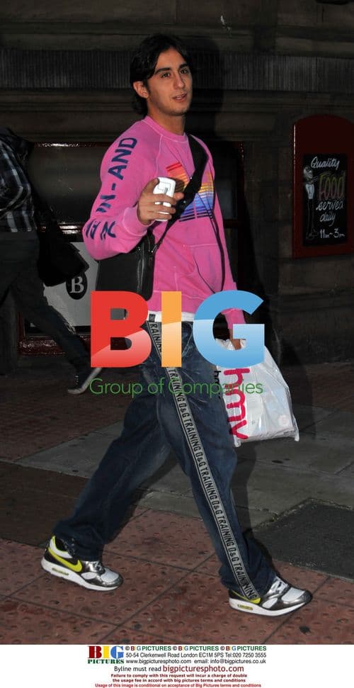 Liverpool's Alberto Aquilanii and wife Michela out in Liverpool