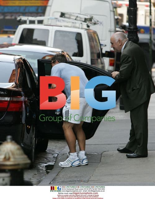 Hugh Grant at photoshoot in New York