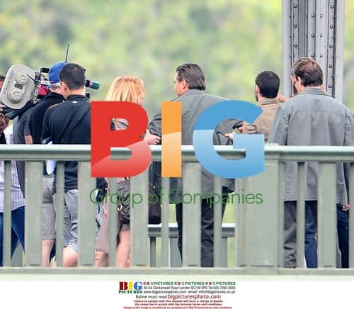 Leonardo DiCaprio on 'Inception' set