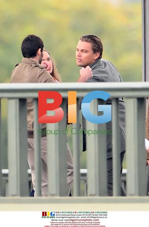 Leonardo DiCaprio on set of Inception
