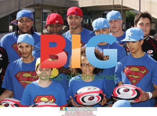 Diversity Performs at Saracens Rugby Photocall