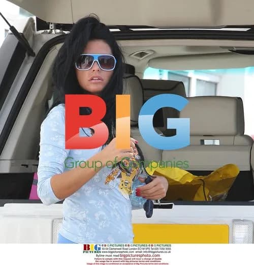Katie Price leaves stables, stops for petrol