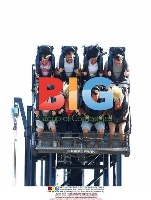 Katie Price and boyfriend Alex Reid at Thorpe Park