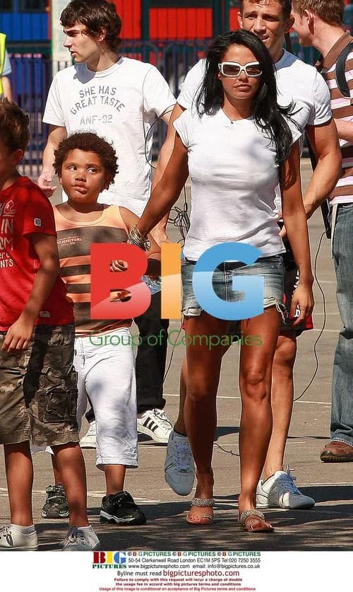 Katie Price and Alex Reid at Thorpe Park