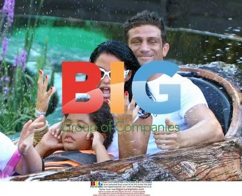 Katie Price and Alex Reid at Thorpe Park