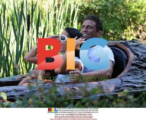 Katie Price and Alex Reid at Thorpe Park