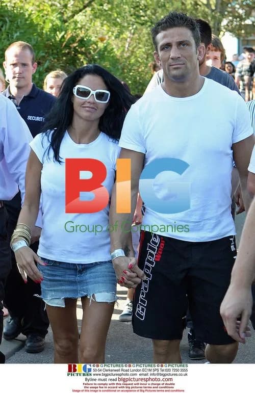 Katie Price and Alex Reid at Thorpe Park