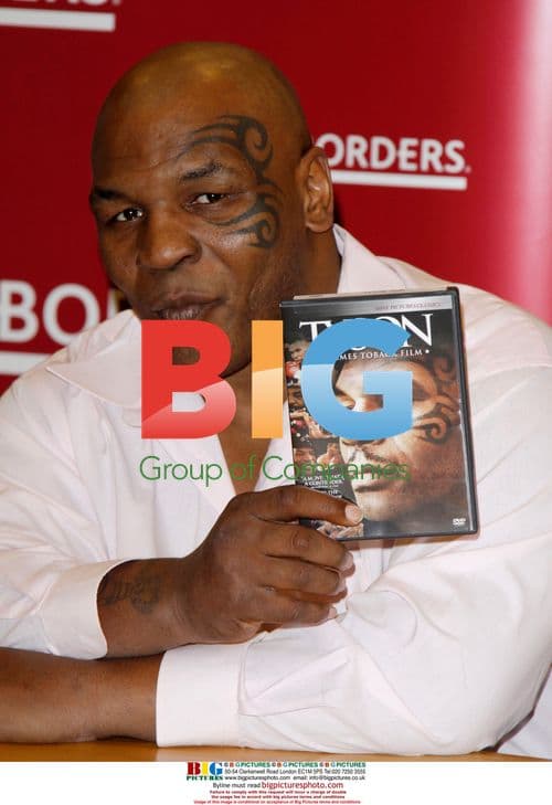 Mike Tyson attends DVD signing in Hollywood