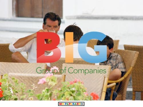 Pierce Brosnan Relaxes in Ravello with Family