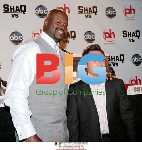 Shaquille O'Neal and Oscar De La Hoya press conference