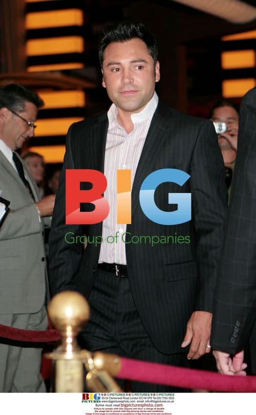 Shaquille O'Neal and Oscar De La Hoya press conference