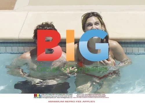 Kelly Brook and Danny Cipriani at pool