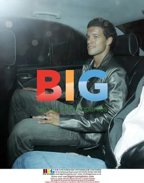 Michael Ballack leaving Jalouse Night Club