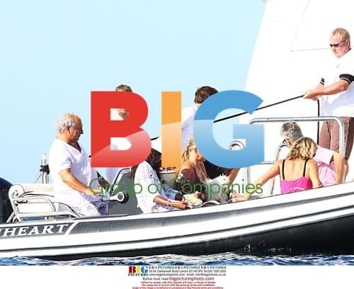 Naomi Campbell with boyfriend in Formentera