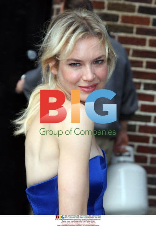 Renee Zellweger Departs Late Show in NYC