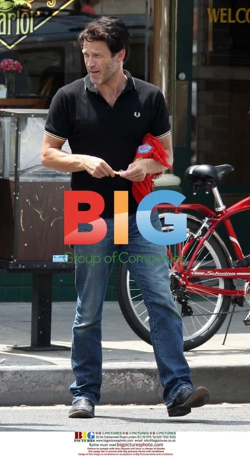 Stephen Moyer and Family Out in Santa Monica