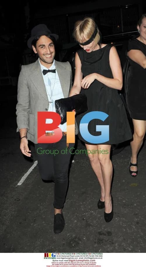 Kimberly Stewart blindfolded at 30th birthday party