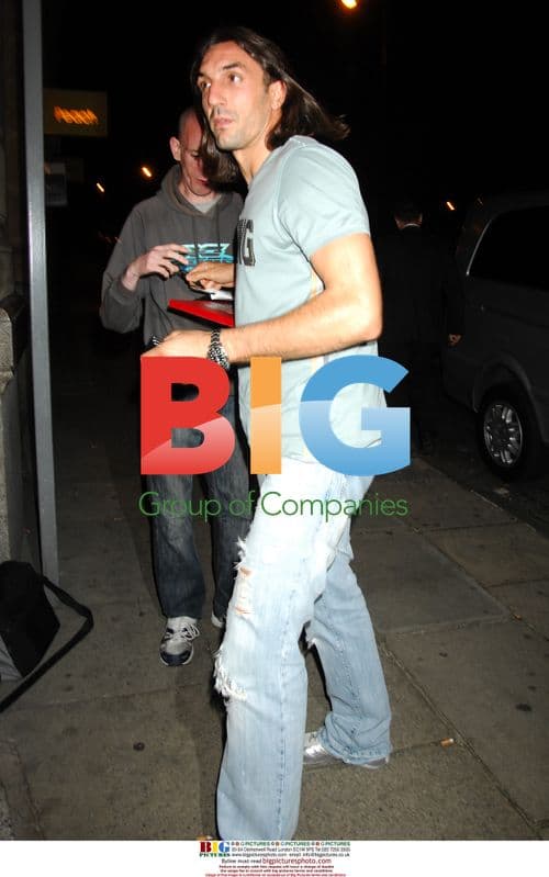 Liverpool FC's Sotiris Kyrgiakos signing autographs