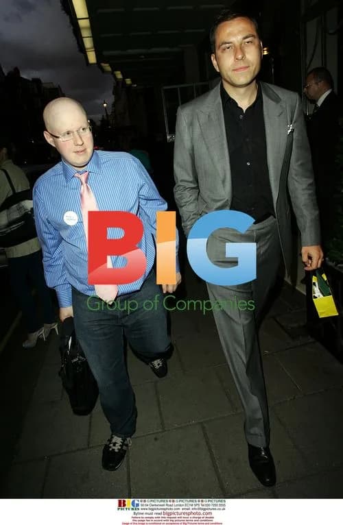 David Walliams and Matt Lucas Leaving Claridge's Hotel