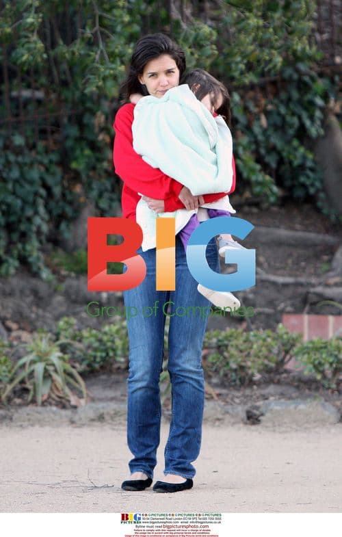 Tom Cruise, Katie Holmes, and Suri in Melbourne