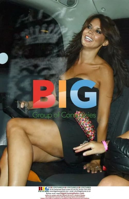 Danielle Bux enjoys night out in London