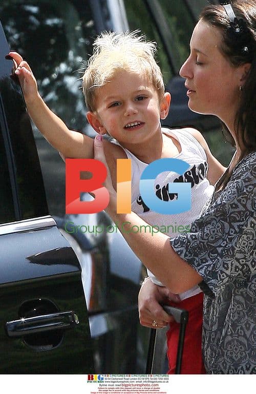 Gwen Stefani and son Zuma in Beverly Hills