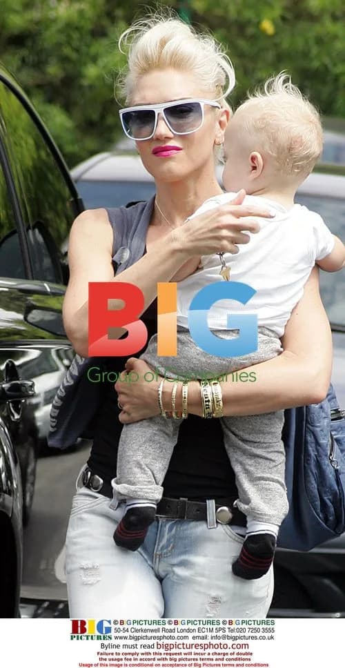 Gwen Stefani Grocery Shopping with Son