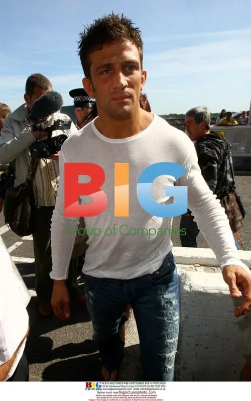Katie Price and Alex Reid depart Gatwick Airport