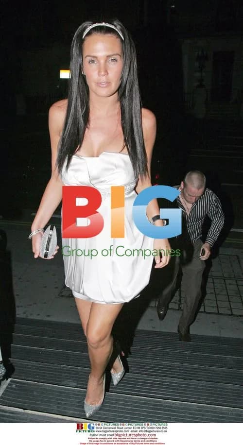 Danielle Lloyd and Jamie O'Hara out in Mayfair