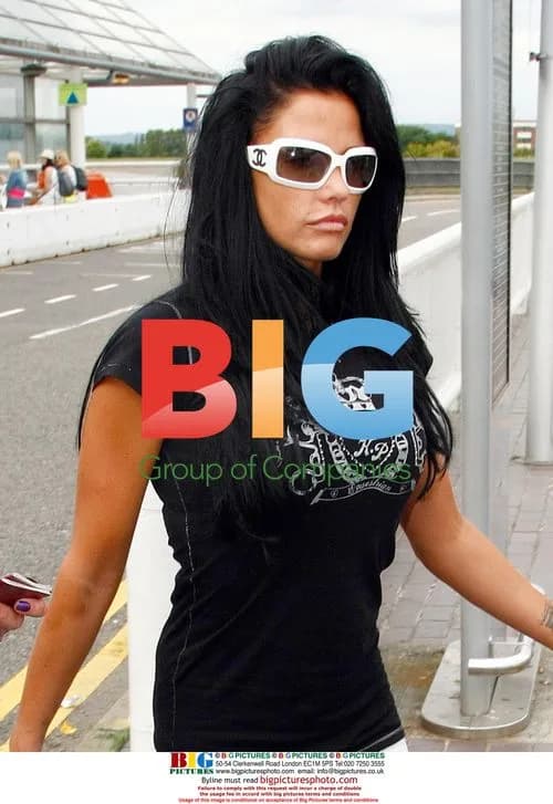 Katie Price and Alex Reid at Gatwick airport