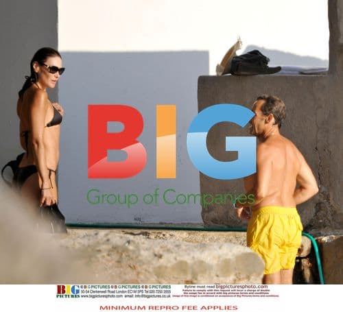 Sarkozy and Bruni Swim in France