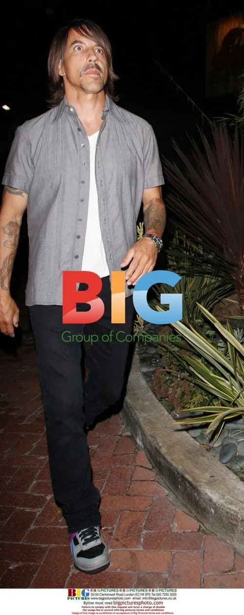 Anthony Kiedis leaves Nobu restaurant in Malibu