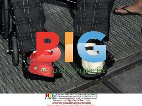 James Avery in wheelchair and cast in New York