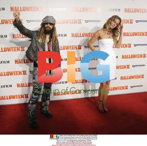 Rob Zombie and Sheri Moon Zombie at Halloween II premiere