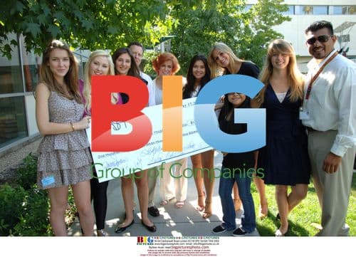 Celebrities Present Charity Check