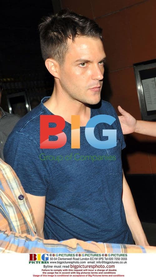 The Killers leaving Zuma in London