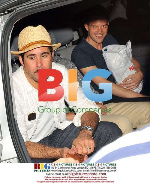 The Killers leaving Zuma in London