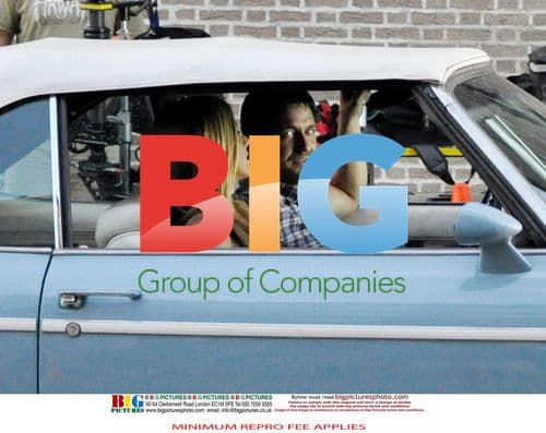 Jennifer Aniston and Gerard Butler on 'The Bounty' Set