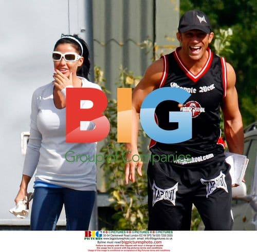 Katie Price and Alex Reid Arrive at Horse Stables