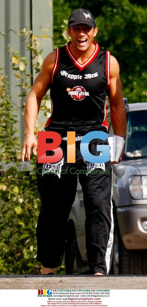 Katie Price and boyfriend Alex Reid at horse stables