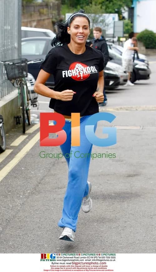 Katie Price and Alex Reid training at gym